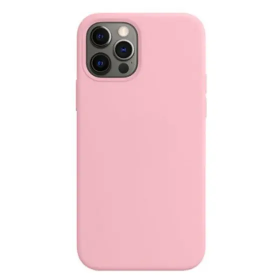 Capa Capinha Para iPhone 15 Pro Max Rosa  Aveludada