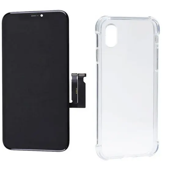 Tela Lcd Touch Para iPhone Xr Preto + Capa Acrílico