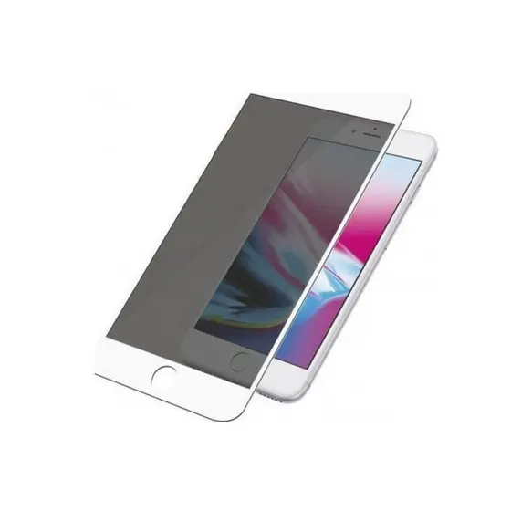 Pelicula De Vidro 3D De Privacidade Para Iphone 7g 8g Branco
