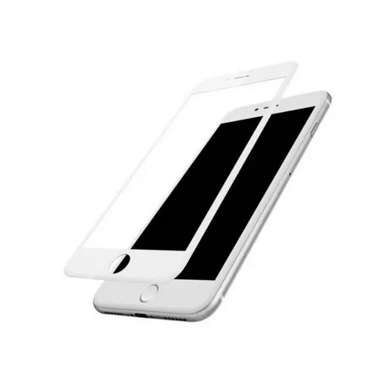 Pelicula De Vidro Para Iphone 7 Plus 8 Plus 3D Branco