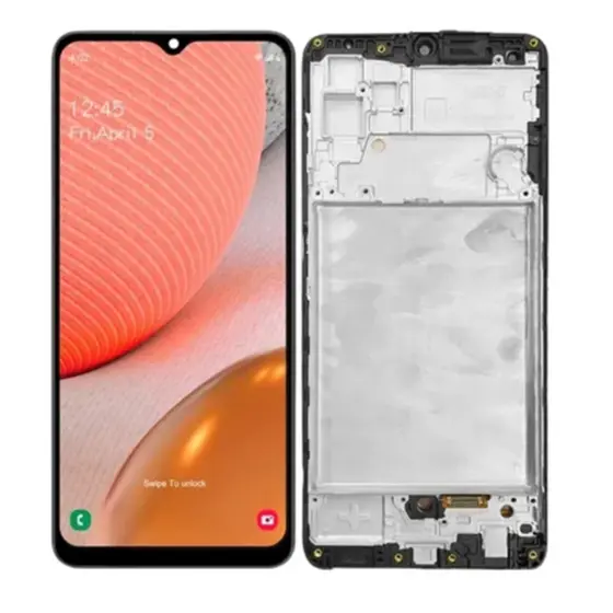 Tela Display Lcd Touch Screen Para A32 4g Original Com Aro