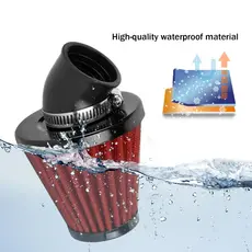 Filtro de Ar Esportivo duplo fluxo SEM ABRAÇADEIRA Bocal medidas Universal acessório Carro Turbo