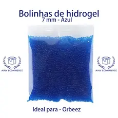 50 Mil Bolinhas de Gel 7mm: Diversão que cresce na água para arminha Orbeez