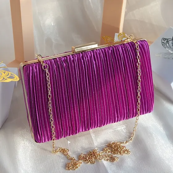 Bolsa ROXA para Festa de Formatura  Carteira Feminina Para Festas de Casamentos e Formaturas