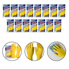 Kit 15 Luvas Sanro Light Antiderrapante Para Limpeza Jardinagem Tamanho G