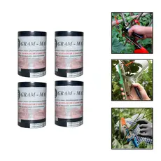 Kit 4 Fita Preta Plastico Reciclado para Alceador Grampeador Estufas 40 rolos 30m