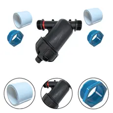 Kit Filtro Modular Azud Disco Com Luva Roscável e Adaptador Sistema Irrigação 2´´ Polegada 125 Mesh