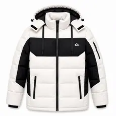 Jaqueta Bobojaco Masculina Puffer Impermeável Corta Vento Forrada Peluciada Capuz Removível Premium Inverno