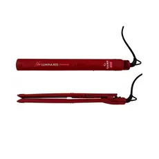 Prancha de Cabelo Ga.ma Italy Elegance New Lumina Red Ceramic Íon Bivolt