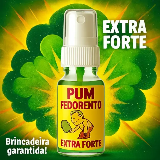 Peido Spray de Pum Fedorento Pegadinha Super Forte Fedido - Zoação Garantida Pegadinha - Trolagem TikTok Zueira Alemão