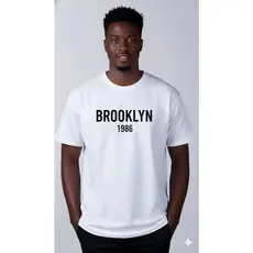 Camiseta Masculina Brooklyn 1986 Algodão Casual