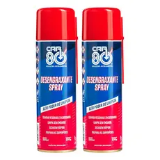 Kit Car80 2 Desengraxante Spray Alto Poder De Limpeza 320ml Multiuso