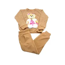 conjunto infantil para meninas ursinho