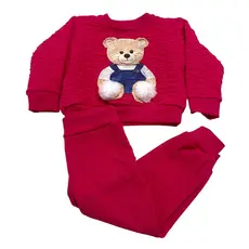Conjunto infantil para meninas ursinho
