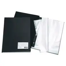 Pasta Catálogo 10 Envelopes Finos Preta ACP - 1 Unidade
