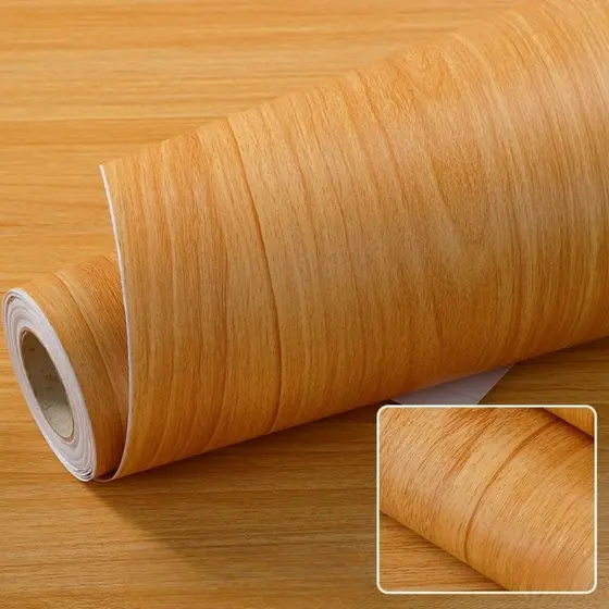 KIT Papel De Parede Madeira Adesivo Ripado  Lavável 3d