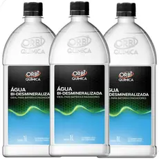 Kit 3 Agua Bi Desmineralizada Radiador E Bateria Orbi - 03 Unid