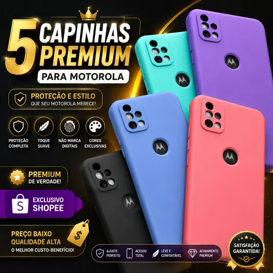 5 Capinhas Para Motorola Moto / G20 / G60 Capinha Aveludada modelo case promoção