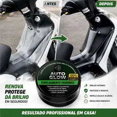 Revitalizador De Plástico Automotivo auto glow Cera Moto E Carro Para Choque Original