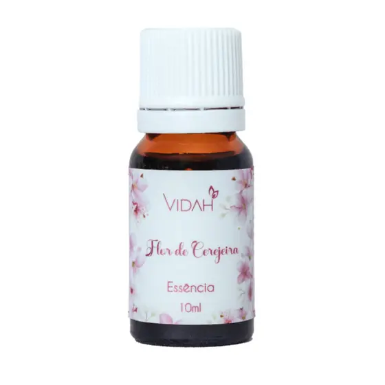 Essência Aromática Flor de Cerejeira 10ml Concentrada para Difusor, Velas e Sabonetes