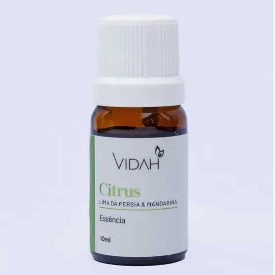 Essência Aromática Citrus 10ml Lima da Pérsia e Mandarina Vidah Difusor e Umidificador