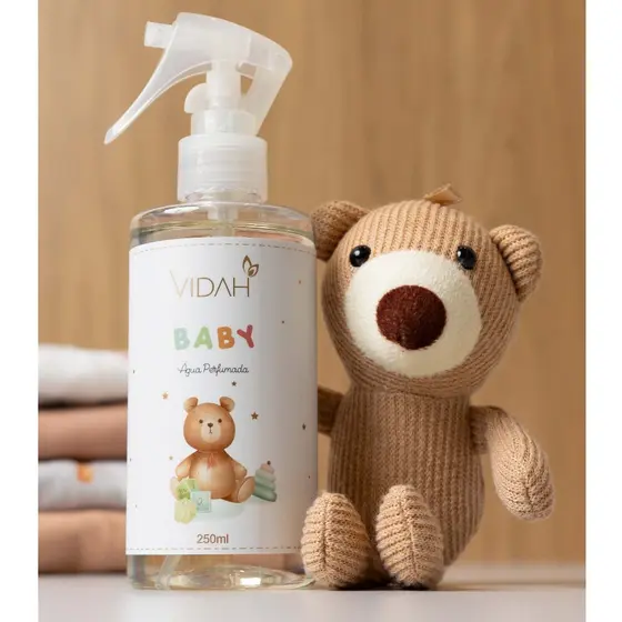 Água Perfumada Baby roupas, tecidos e lençóis com aroma de bebê 250ml