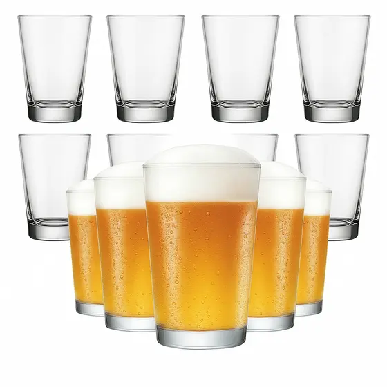 Copo Caldereta Classic 300ml Kit 12 Unidades Cor Transparete Chopp