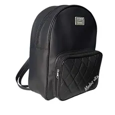 Mochila feminina Couro Sintetico Grande Impermeável Escolar Trabalho Casual
