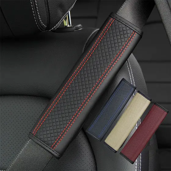 Capa De Cinto De Segurança Para Carros Clássico Couro Ombros Do Carro Acessórios