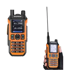Rádio Baofeng UV21 Tri Band Walkie Talk à Prova d'água Display 1.77” Polegadas Longo Alcance com carregador