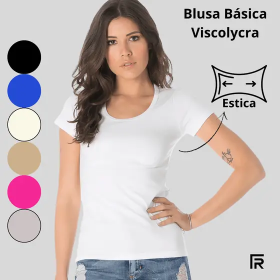 Blusa Feminina Básica Viscolycra 010006-A