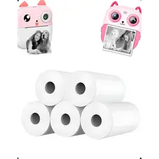 Rolos De Papel Branco Térmico Para Câmera Instantânea Criança Infantil Papel De Impressão