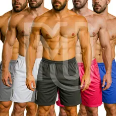 Bermuda masculina 5 ou 2  unidades - Academia  - Treino - Academia - Esporte  / LOGO REFLETIVO MIIKE