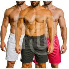 Bermuda Masculina 3 ou 1 Unidade Academia - dry-fit - Treino - Casual /LOGO REFLETIVO FAMOSO MIIKE