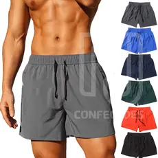 BermudaTactel  Masculina 3 ou 1  Unidade - Levinha para Academia -Treino - Praia /Com Logo Refletivo