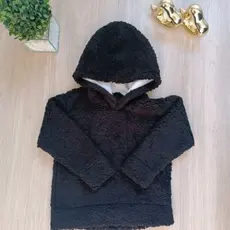 🔥 Casaco Infantil de Inverno Sherpa Pelúcia com Capuz | Super Quentinho, Macio e Fofinho 🐑 Unissex