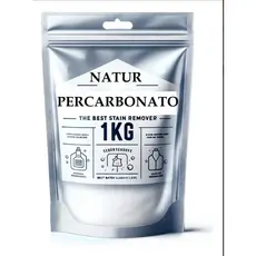 Percarbonato de Sódio 100% Puro 1KG Tira Manchas Sem Cloro Alvejante Natural Oxigênio Ativo