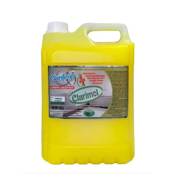 Concentrado Clarimol Desengraxante Removedor De Gorduras 1 Litro ou 5 Litros