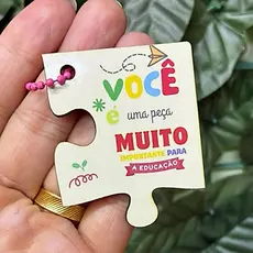 Kit Chaveiro quebra cabeça PERSONALIZADO