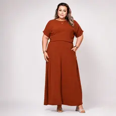 Conjunto Feminino Social Plus Size Saia Longa Blusa Moda Evangelica Moderna Soltinha