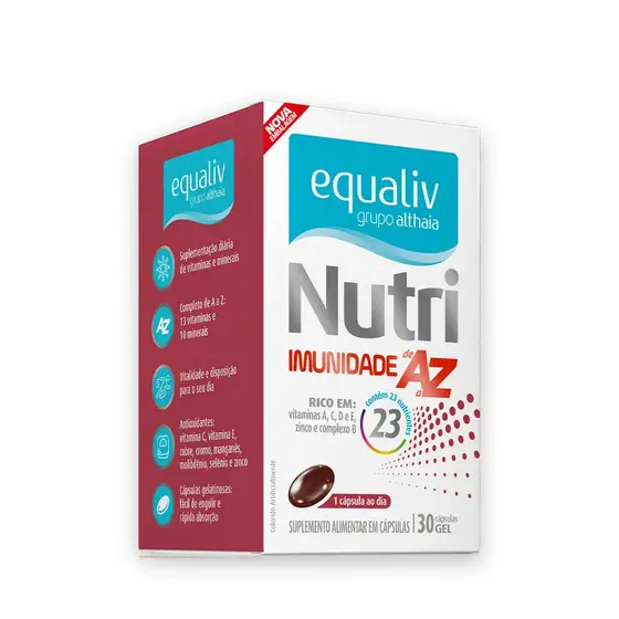 Nutri Imunidade AZ - 30 Capsulas - Equaliv