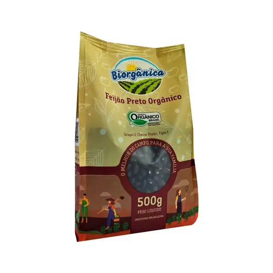 Feijão Preto Orgânico 500g da BIORGÂNICA