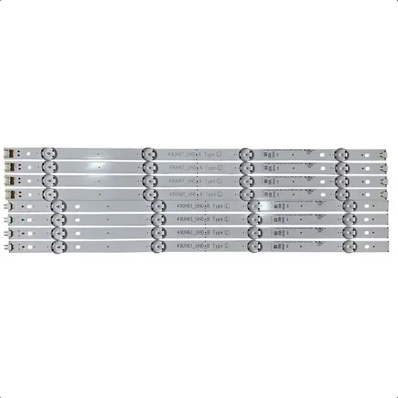 Kit Completo Barras Led LG 49uh6100 49uf6400 Nova Original