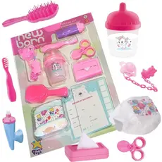 Kit Brinquedo de Acessórios Para Bonecas Completo - Divertoys - Diver New Born