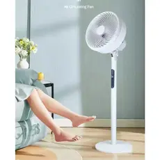 Ventilador De Coluna Com Controle Remoto 45w Silencioso 32.5 Cm 50 Hz/60 Hz Branco Branco Plástico 