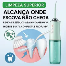 Irrigador Bucal Dental Dentes E Gengiva limpador com agua