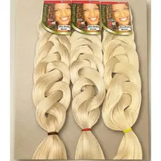 Cabelo Jumbo X-Pression Ultra Braid Original Fibra Premium para Tranças Box Braids Twist Alongamento Sintético