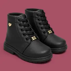 Bota Infantil Menina Coturno Botinha Feminina Delicada Macia Confortável Para Inverno e Todas Ocasiões