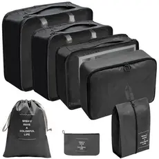 Kit 7/8 Peças Bolsa Organizadoras Para Mala