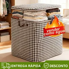 110L/140L/180L Caixa Multifuncional De Armazenamento De Grande Capacidade Para Colchas E Roupas Domésticas
